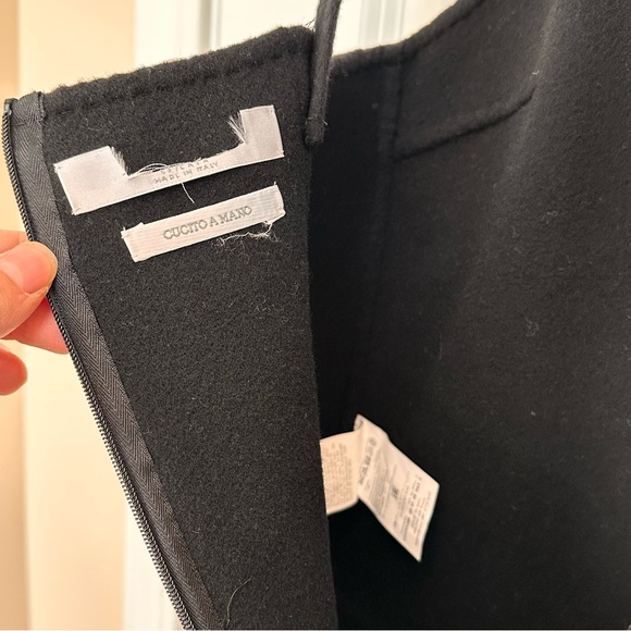 Max Mara Label-cut Double-face Wool Cashmere Dress Size: US4/6 Small Fall/Winter - Picture 6 of 13